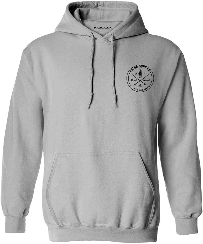 Koloa Surf Mens Looking For Waves Logo Pullover Hoodie in Small-5X-Large