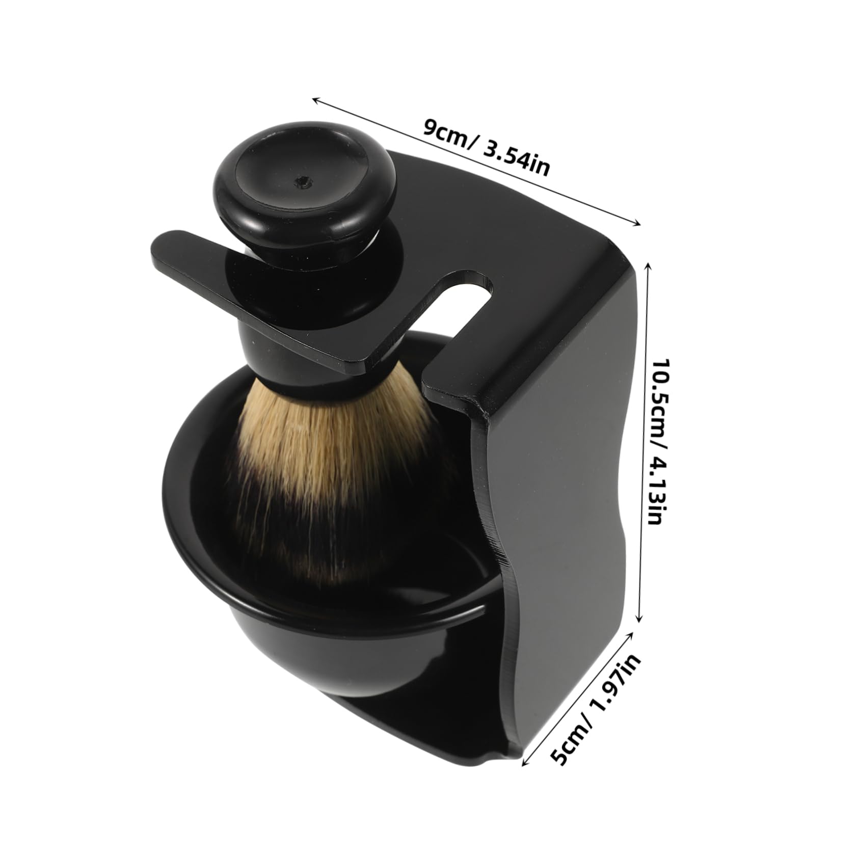 NOLITOY Complete Shaving Kit for Men Brush Bowl Stand Travel Size Shaving Brush Kit