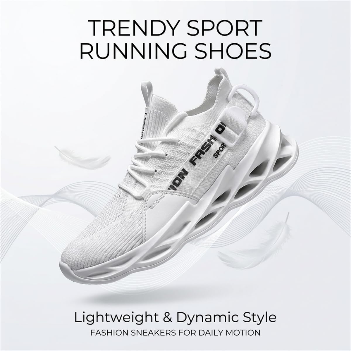 Turnschuhe Herren Damen Sportschuhe Laufschuhe Atmungsaktiv Leichtewichts rutschfeste Gym Fitness Schuhe Fashion Luftpolster Sneaker EU 36-46