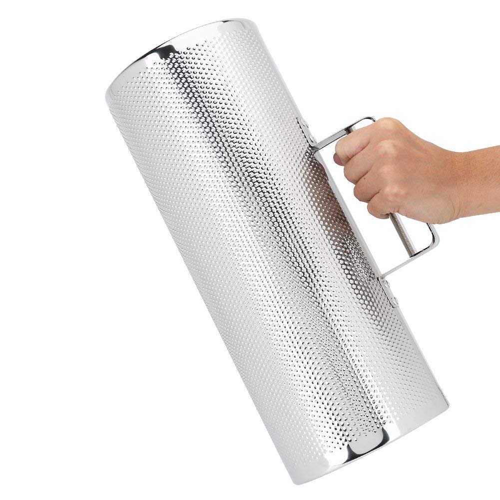 Bnineteenteam Instrument en métal Guiro, Percussion en Acier Inoxydable Guiro avec grattoir 5 x 12,8 cm Percussion Instrument