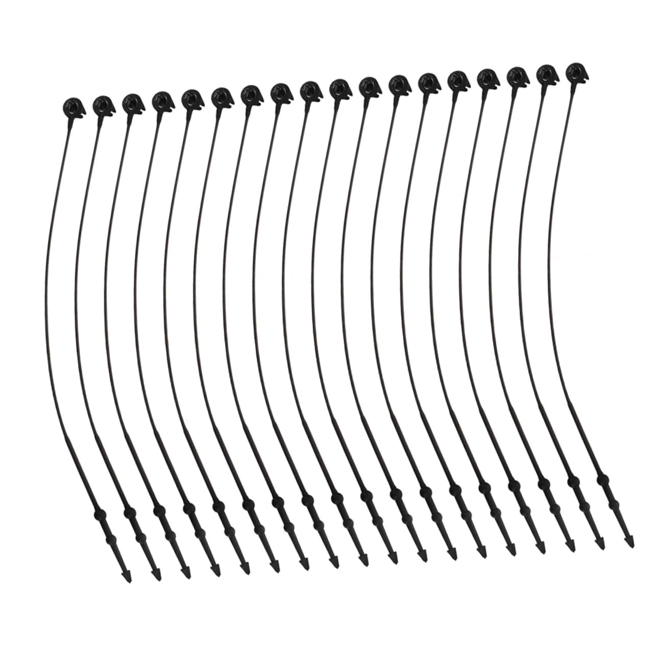 OSALADI 1 Set Plastic Sling Label Security Loop Craft Show Fastener Prong Fasteners Hanger Plastic Tag Fastener Tags Plastic Tags Tag Fasteners Pp Plastic Snap Button Clothing