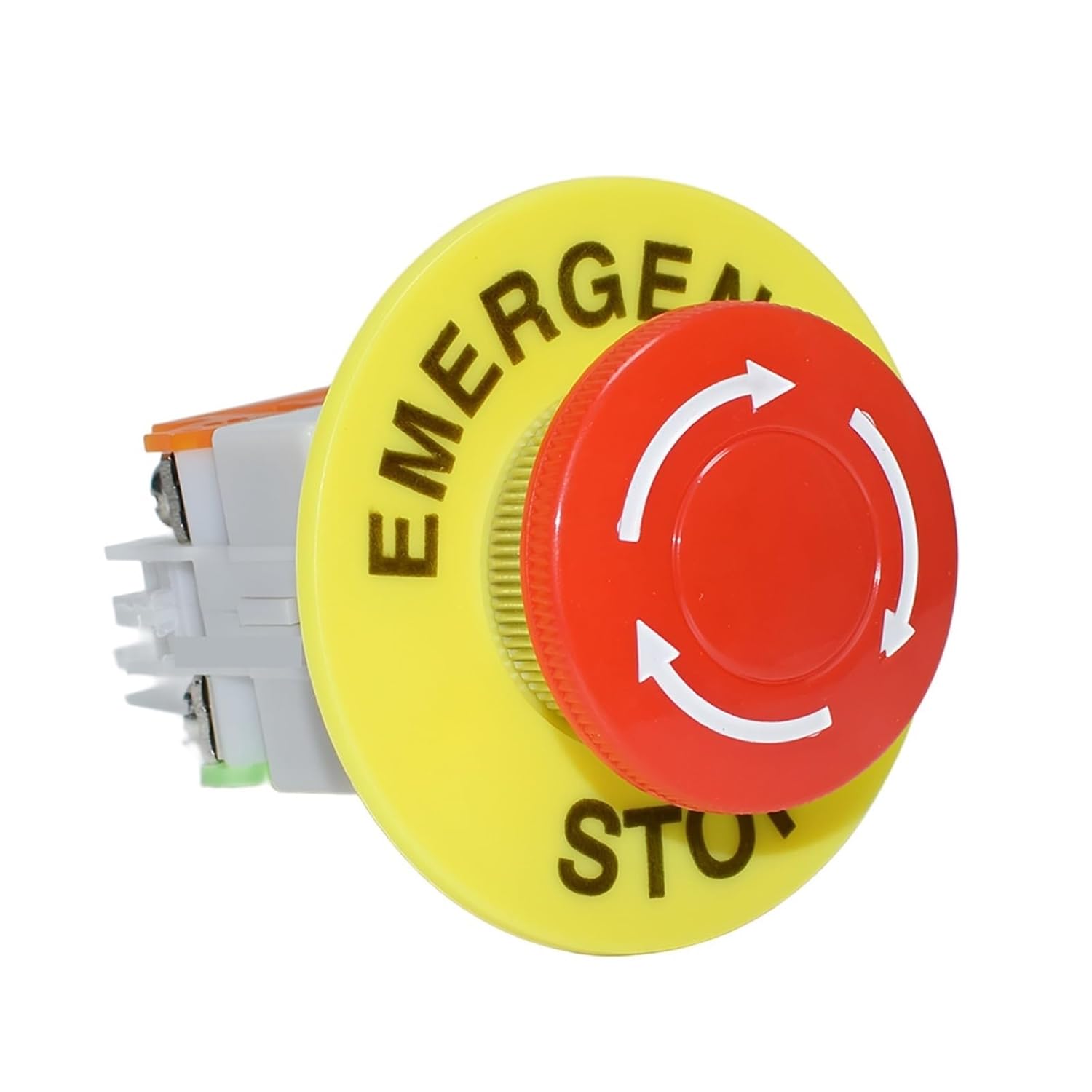 Button Switch LA37-11ZS Emergency Stop Self-Locking Mushroom Headband 60mm 1Pcs