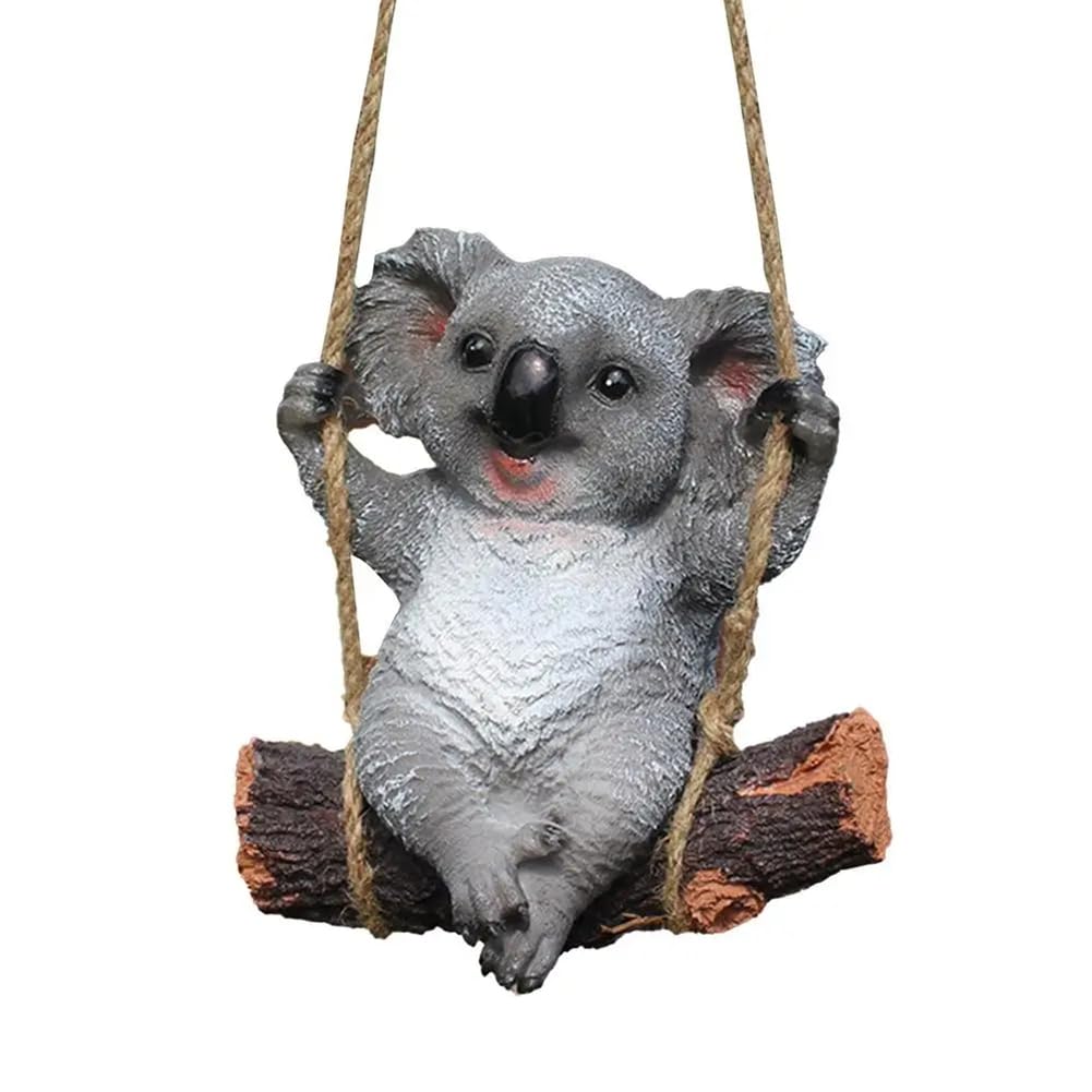 Décoration de table avec koala miniature en résine pour égayer votre arrière-cour