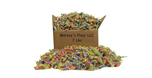 Jolly Rancher - Caramelos duros a granel – 7 libras – Variedad surtida de caramelos duros envueltos individualmente para celebrar, cumpleaños,