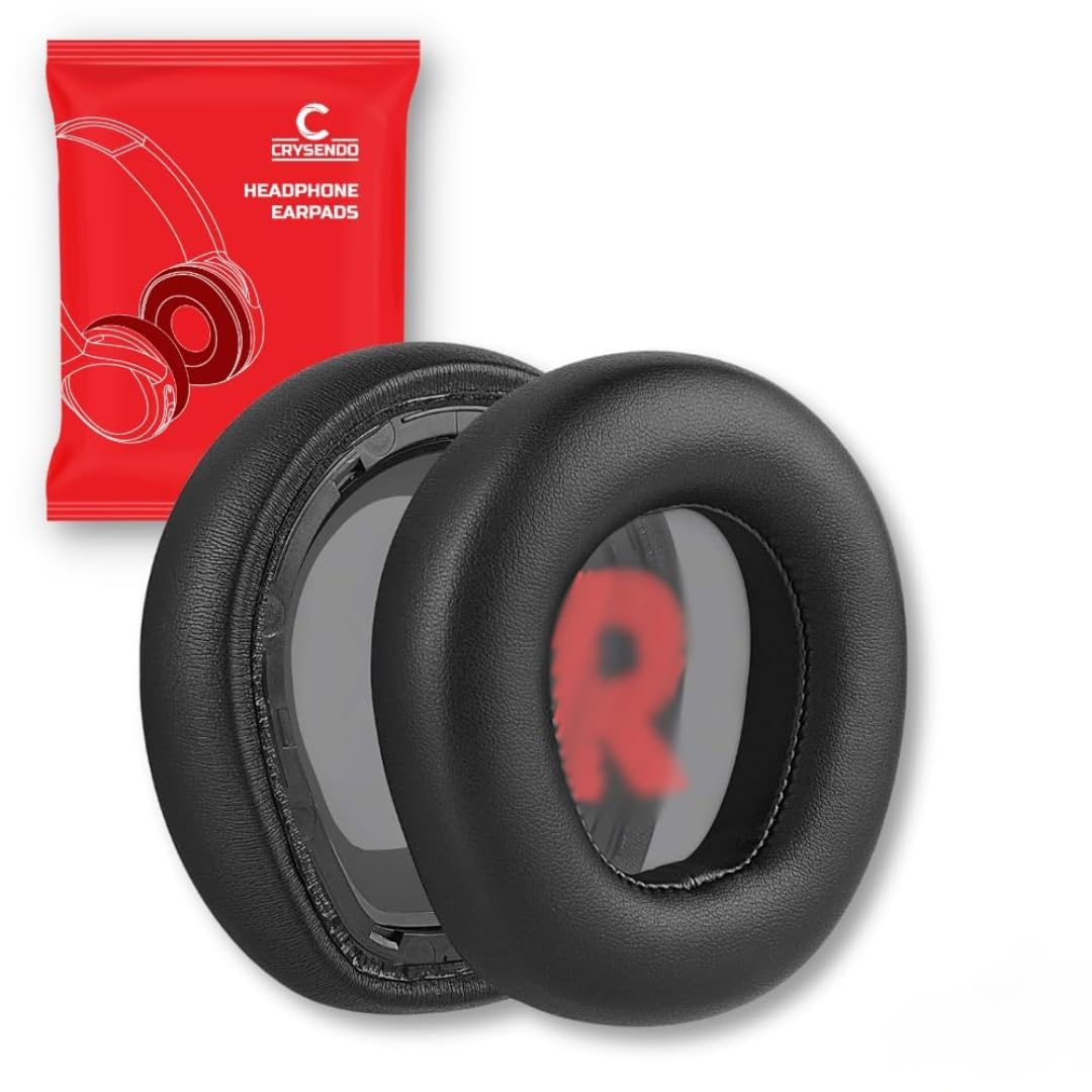 Crysendo Compatible with J-bl Quantum 600 Wireless Headphones | Replacement Ear Cushion Foam Cover Ear Pads | Protein Leather & Memory Foam (Black)-image-22