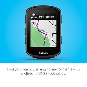 Garmin Edge 540 Solar, Solar-Charging GPS Cycling Computer with Button Controls, Targeted Adaptive Coaching, Advanced Navigation and More