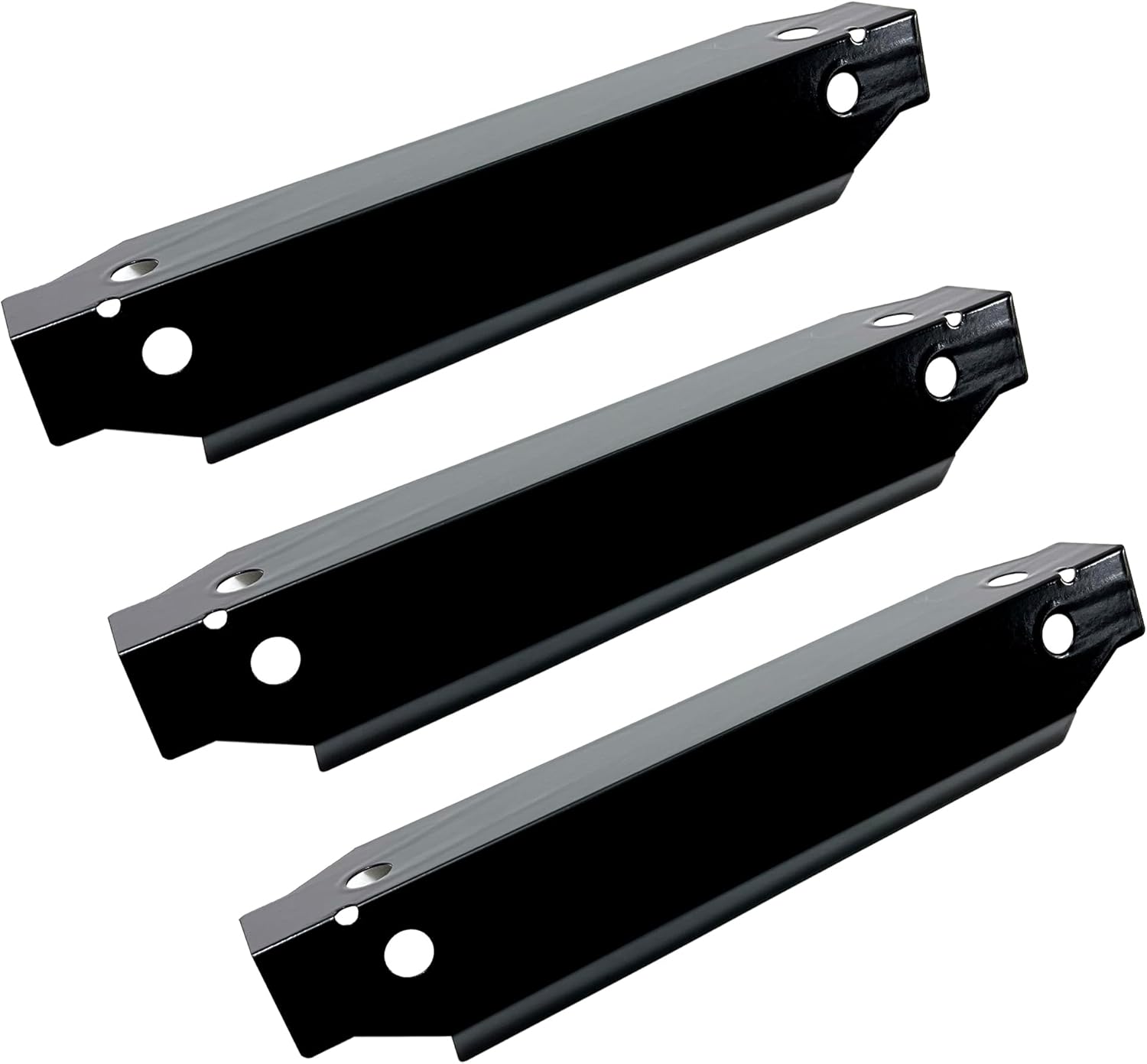 Direct Store Parts DP165 3pk 13 3/4 inch Porcelain Steel Heat Plate Replacement Parts for Dyna-Glo 3-Burner DGC310CNP-D, DGC310RNP-D, DGC310BNP-D Grills, Heat Shields Dyna-Glo Grill