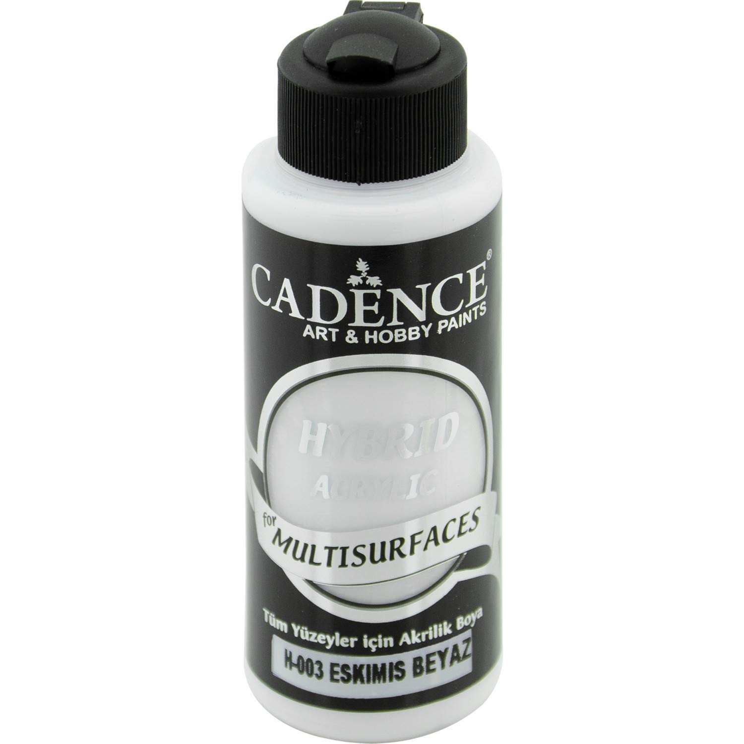 Cadence Multipurpose Acrylic Paint, Artist's Paint, Antique White, 120 ml, Water-Based for All Surfaces