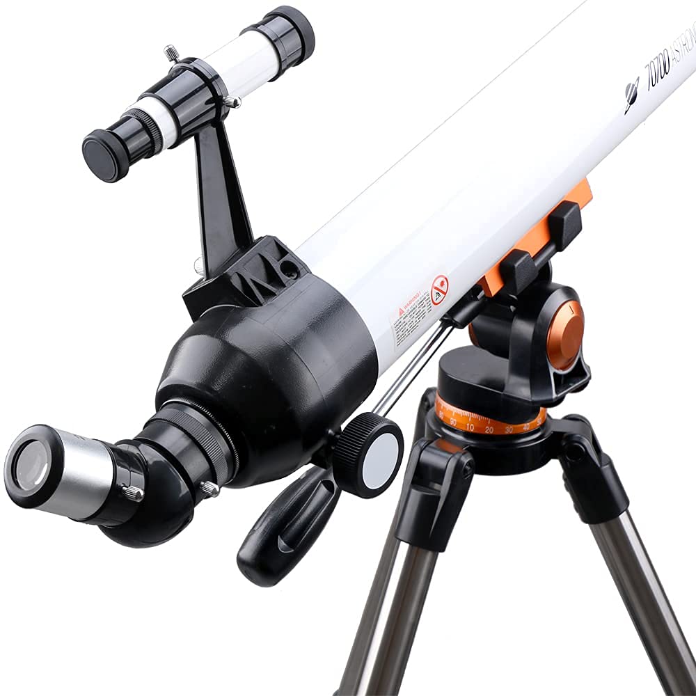 ANQILAFU 天体望遠鏡 口径70mm 焦点距離700mm - 子供と初心者のためのプロの天文学屈折望遠鏡-スマートフォンマウント、ステ