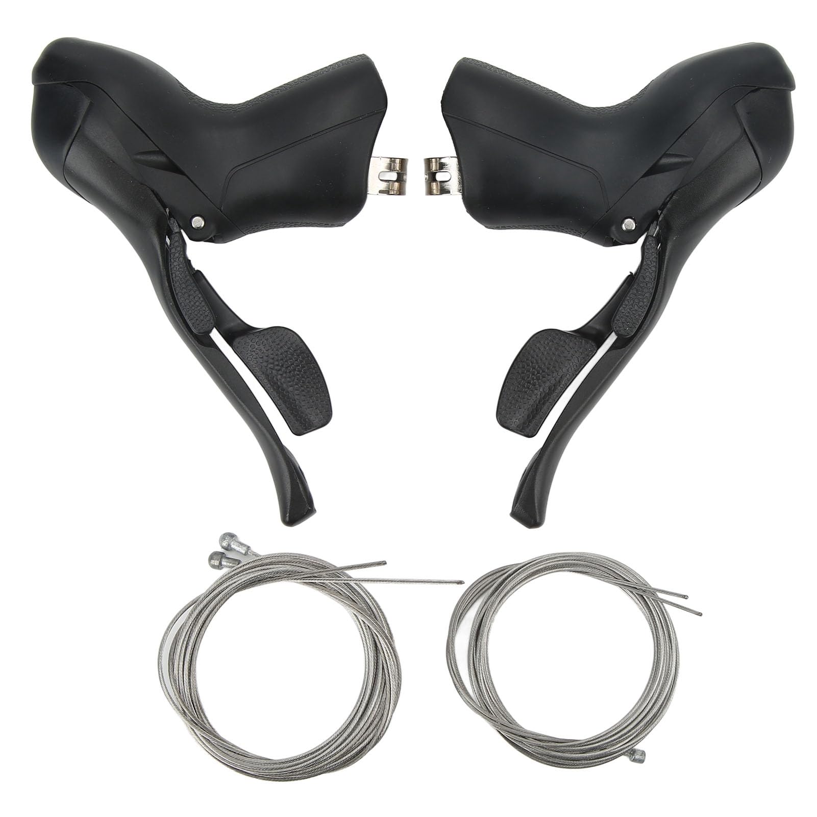 Juego de palancas de freno de cambio de 2x8 velocidades para bicicletas de carretera Mangos de freno de aleación de aluminio con núcleos de cambio de marchas 22,2 23,8 mm d