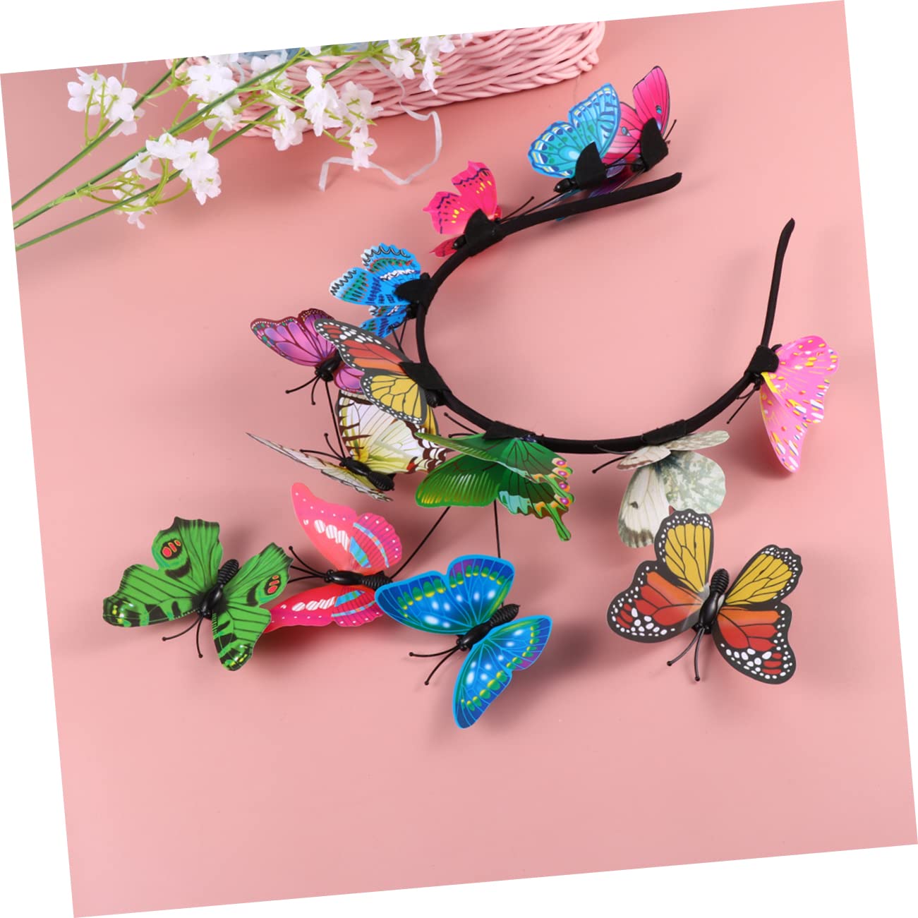 FRCOLOR 3pièces Bandeau Créatif Pour Femmes Accessoire De Coiffure Léger Et Ajustable Pour Occasions Spéciales Fêtes Motif