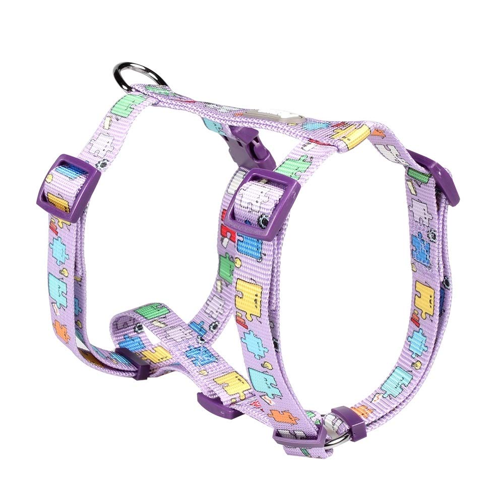 Mascota Arnés del Perro Seguridad Chaleco, cinturón de Mascota Asiento de Coche con la Correa Ajustable y cinturón de Seguridad del Coche del Clip de la Hebilla, fácil de Control, for la Seguridad de