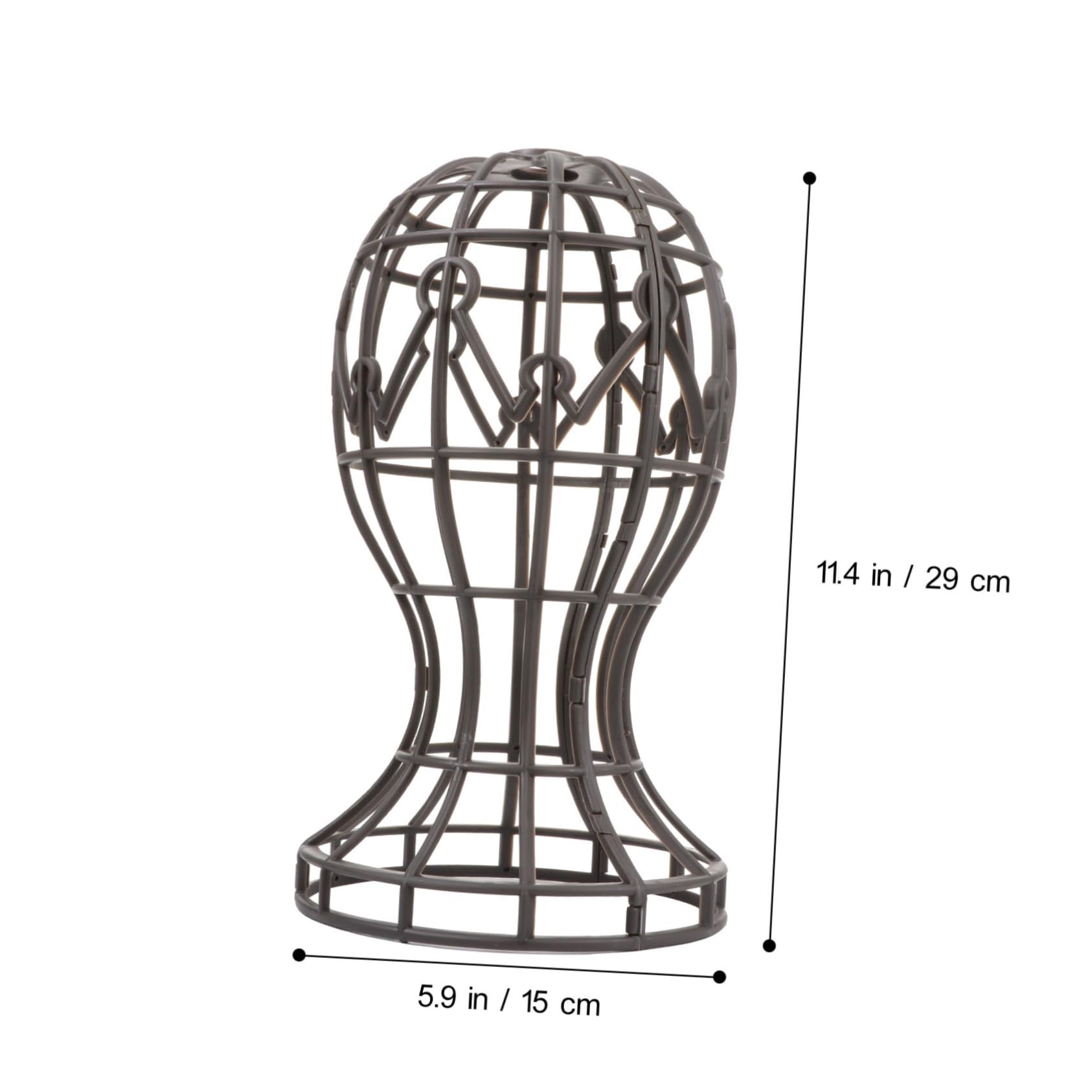 VICASKY Practice Mannequin Head Wig Stand 2pcs Wig Holder Stand for Styling and Display
