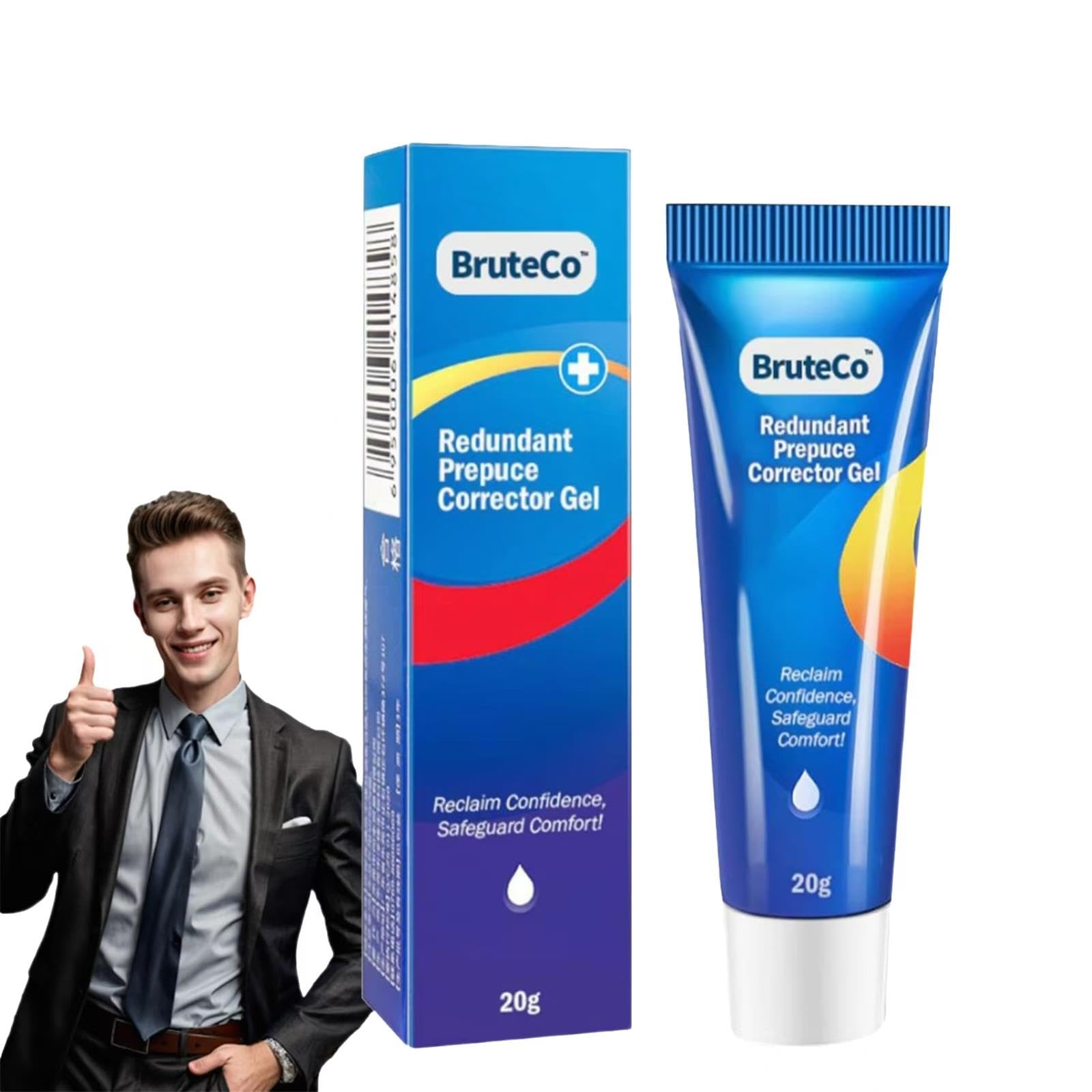 Bruteco Redundant Prepuce Corrector Gel, Bruteco Corrector Gel, Bruteco Prepuce Corrector Gel, Correction Gel for Excessive, Redundant Prepuce Correction Gel for Men's Health (1)