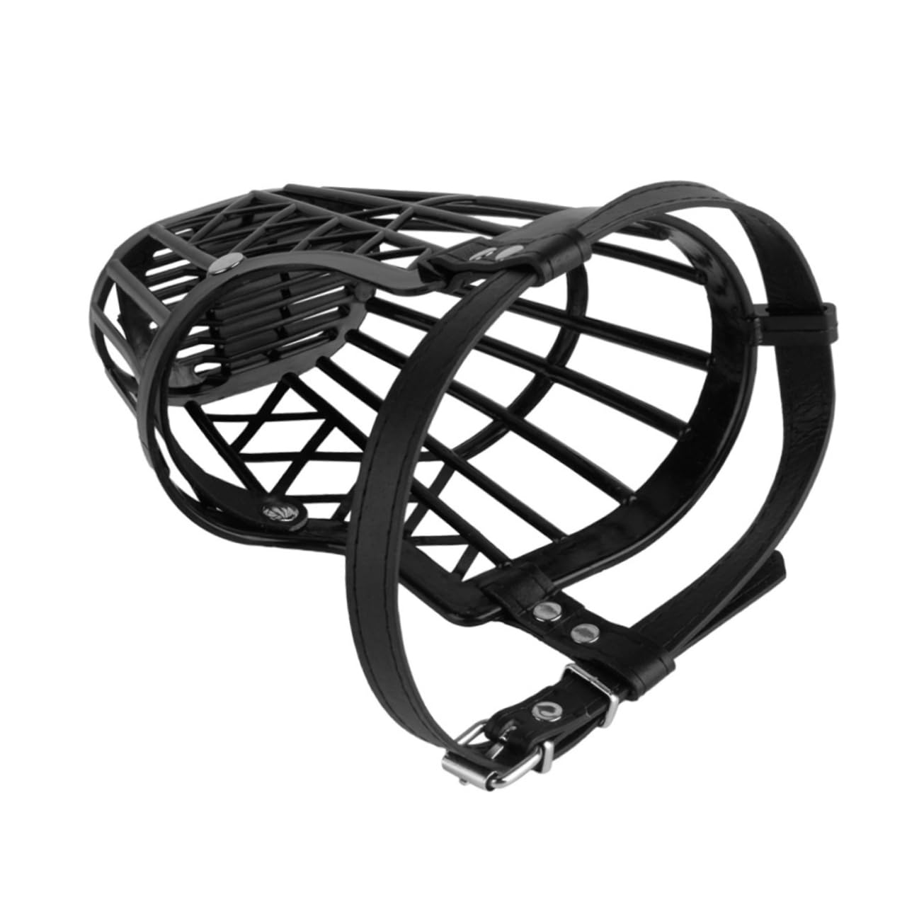 HANABASS 3piezas Bozal De Perro De Plástico Muzzle para Detener Ladridos y Morder Diseño De Cesta Cómoda para Perros
