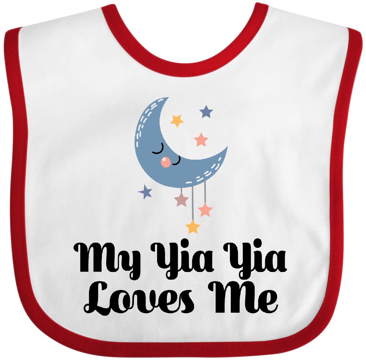 inktastic My Yia Yia Loves Me YiaYia for Grandchild Baby Bib