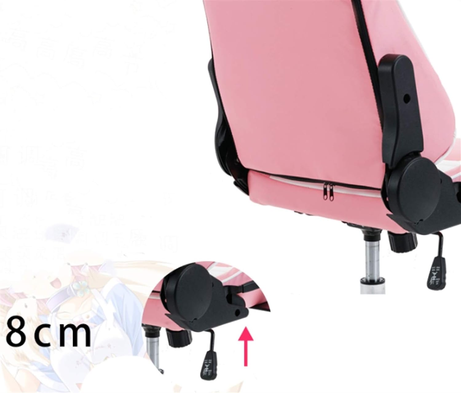 Game Chair Comfortable Sedentary Computer Chair Home Office Chair Live Lifting Swivel Chair PU Leather 3 Colors (Color : C)