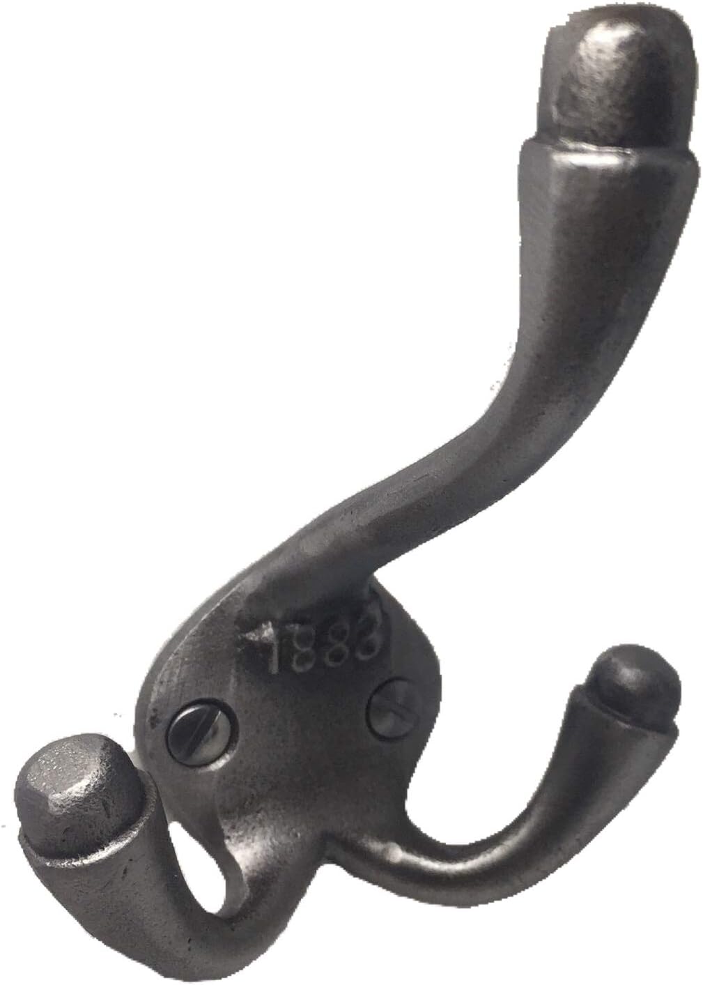 Element 5 X Triple Cast Iron Coat Hook 1883 Antique Iron Coat Rack