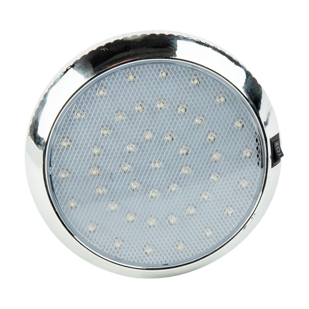 Luce Soffitto 12V 46 LED auto caravan interne ON/OFF - Luci per camper, roulotte, rimorchi, barche, veicoli marini