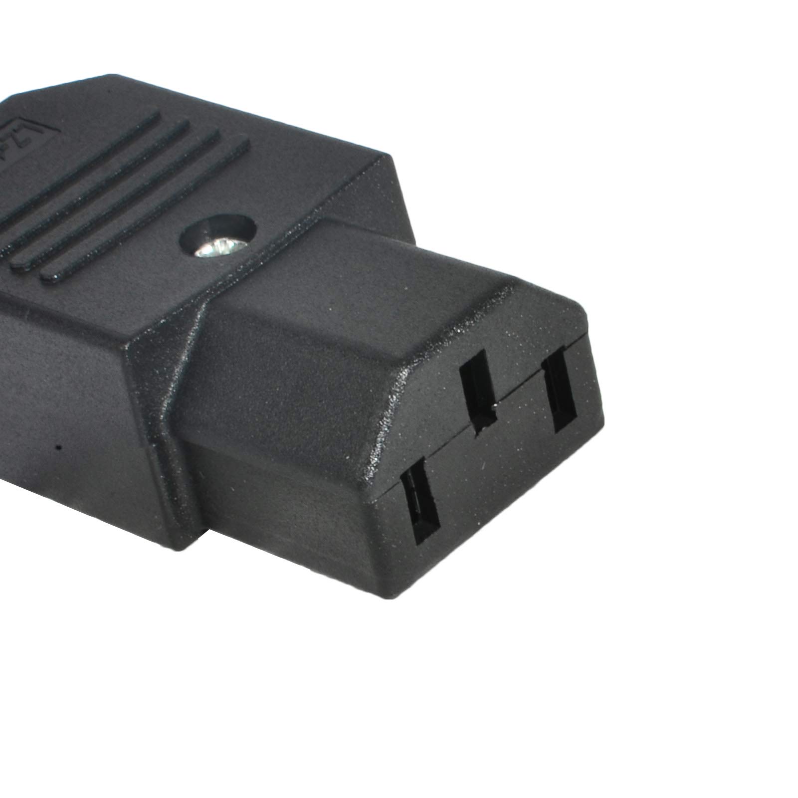 Connettore Montaggio Adattatore 250V 10A C14 3 Pin Iec Modulo Connettore Diritto 784958212769