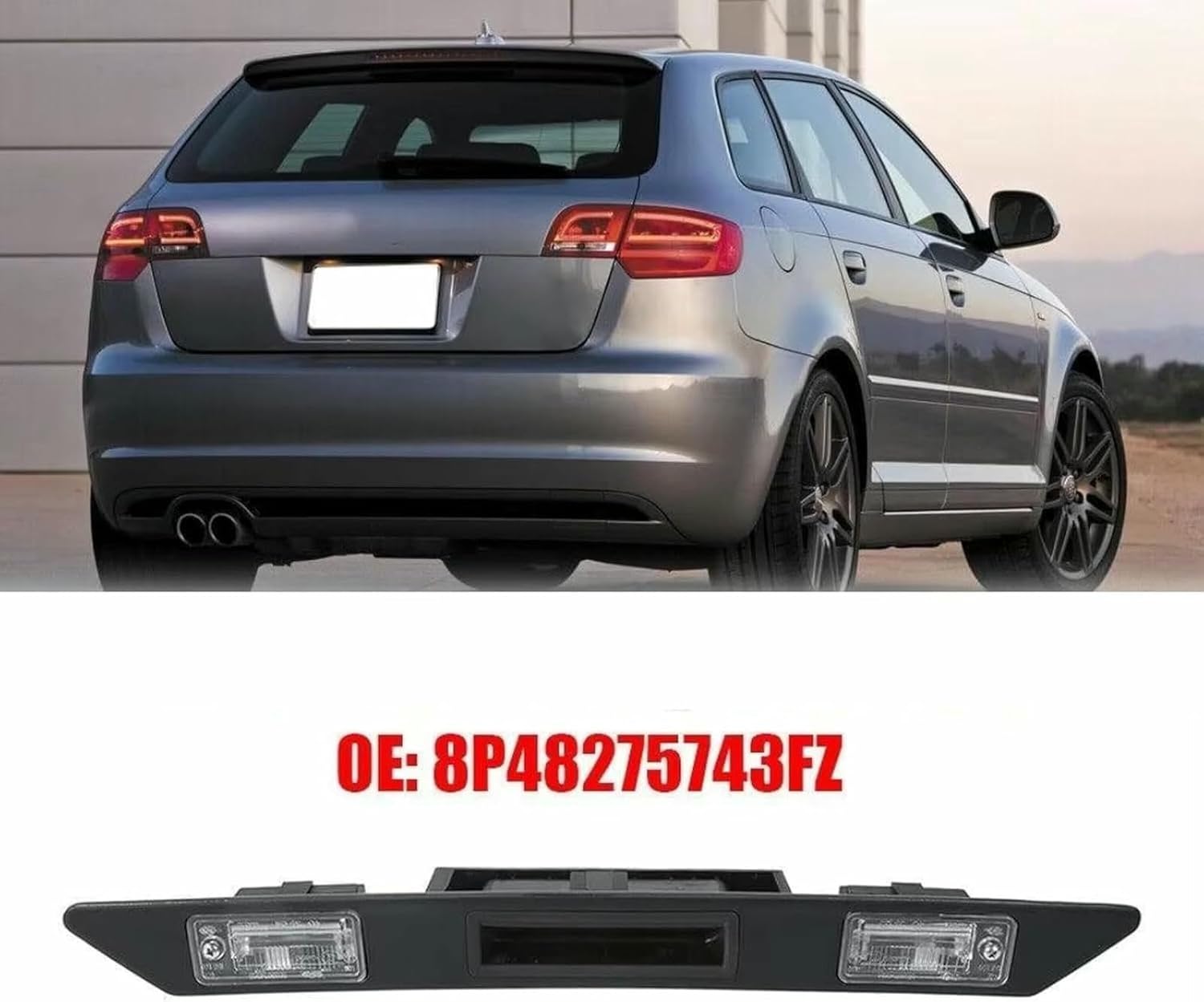Car Tailgate Release Switch for A6 for C6 2004 2005 2006 2007 2008 2009 2010 2011 Rear Tailgate Boot Trunk Handle Lock Switch 8P48275743Fz