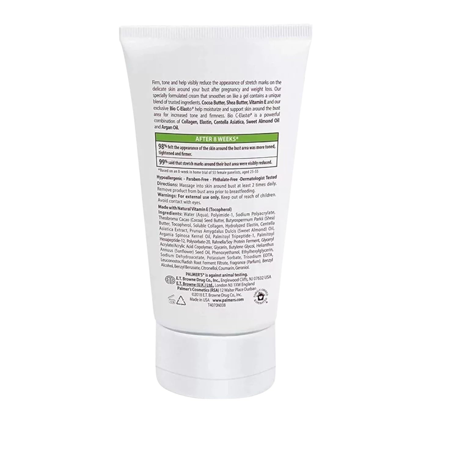 Cocoa Butter Bust Cream, Helps reduce stretch mark,125mL With Free Orignal Lip Balm, 62.5 ml (Pack of 2) - Image 4