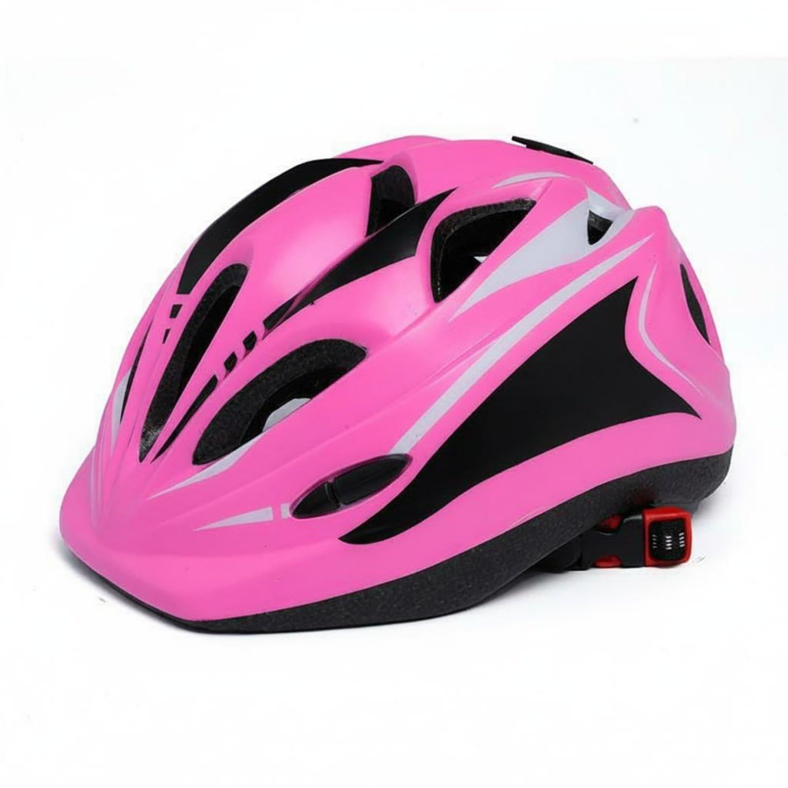 Casco infantil rosa para patinaje y bicicleta con ajuste trasero talla S08 7