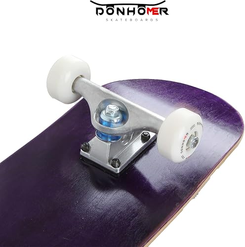 Miniatura 7 de DONHOMER Patinetas - Patineta profesional de 31 x 7.75 para adultosniños y niñas con herramienta en T Pro 7ply Maple Deck ABEC9(6 unidades)