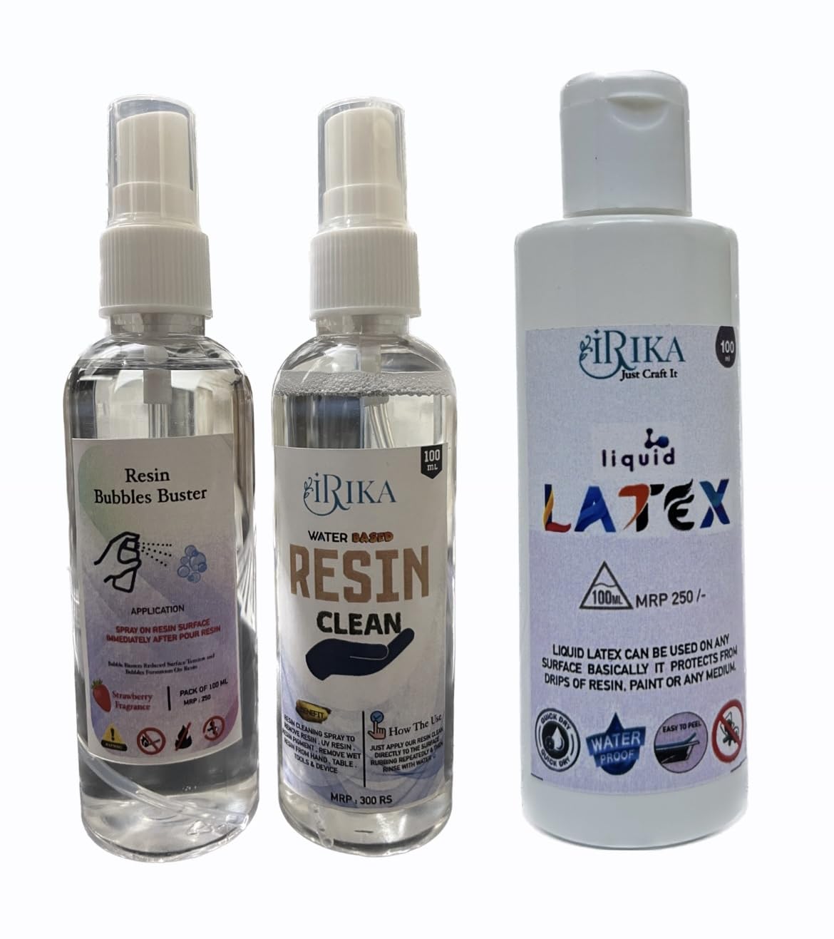 See full amazon price history chart for Combo Resin Essential : 100 ml IRIKA Resin Cleaner / 100 ml IRIKA bubble buster / 100 ml IRIKA Latex (This is perfect resin art essential) Non toxic/Total pack of 3 Combo Resin Essential : 100 ml IRIKA Resin Cleaner / 100 ml IRIKA bubble buster / 100 ml IRIKA Latex (This is perfect resin art essential) Non toxic/Total pack of 3 (B0CZ8YHGZN) Amazon Price History, Amazon Price Tracker