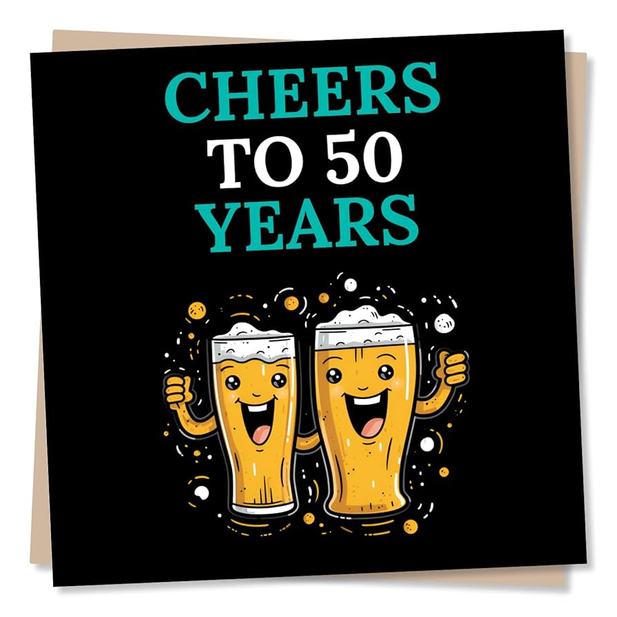 Amazon.com : Nokular Happy 50th Birthday Card for Men - Cheers To 50 Years - Beer Birthday Card for Dad, Brother, Friend, Uncle - Made in UK : Office Products amazon-com-nokular-happy-50th-birthday-card-for-men-cheers-to-50-years-beer-birthday-card-for-dad-brother-friend-uncle-made-in-uk-office-products