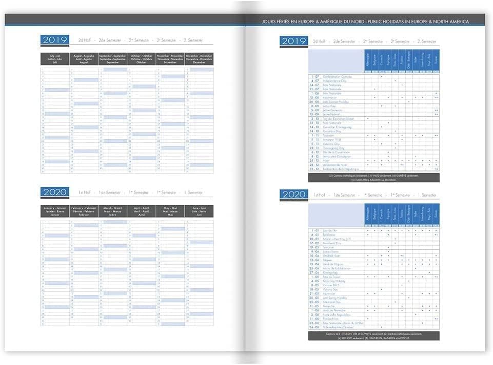 Clairefontaine Agenda When 21 2026-2027 21 x 29,7 cm 1 Semaine Sur 2 Pages Vert