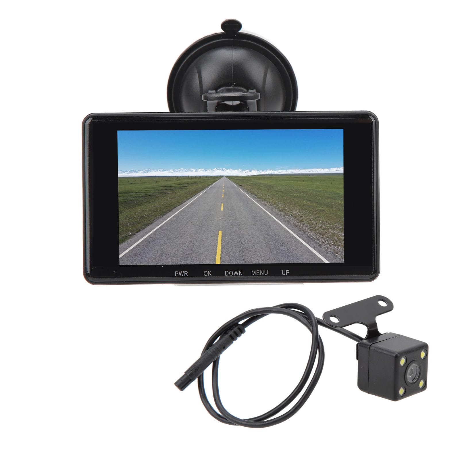 Dash camera 1080P a 3 canali, grandangolo 170°, sensore G