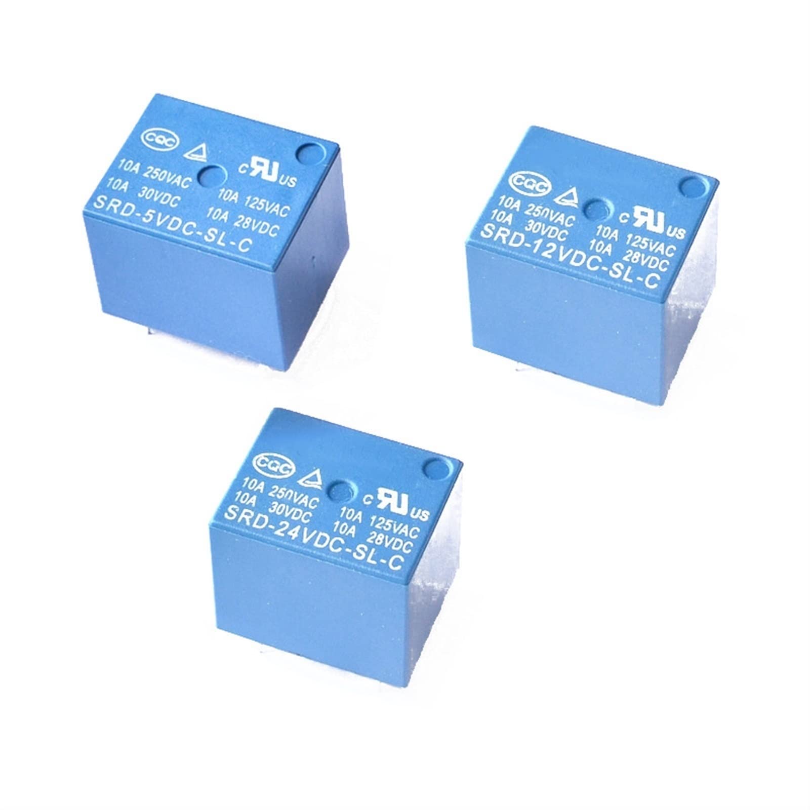 Relais de puissance SRD-24VDC-SL-C mini interrupteur 5 pins 10A - 6