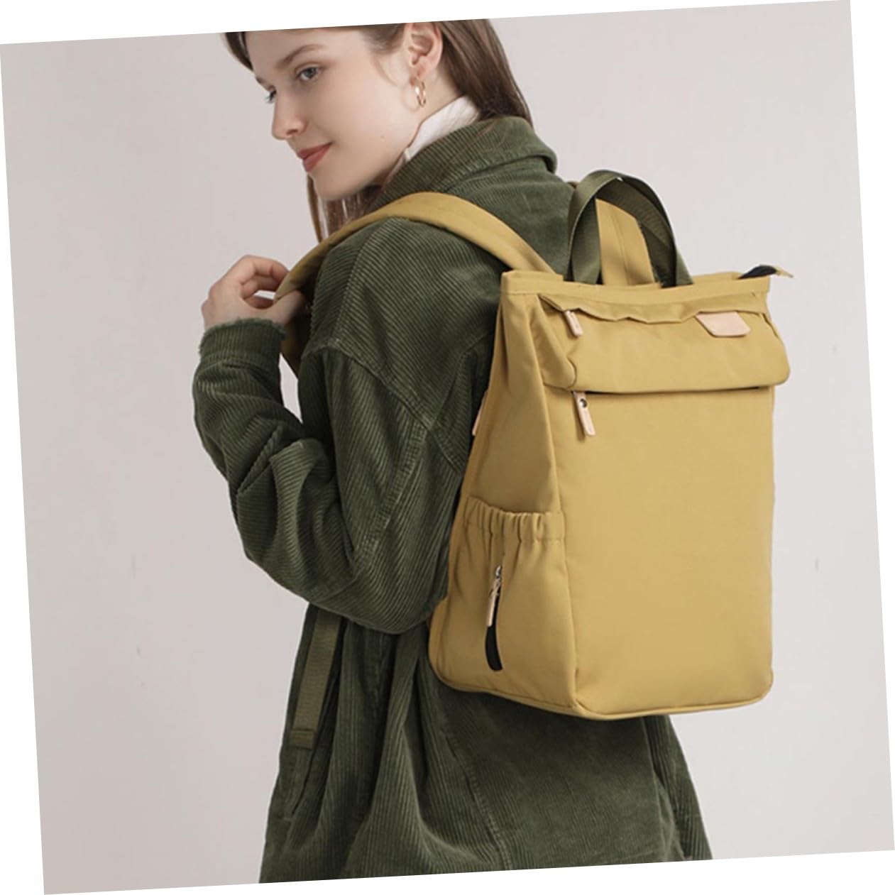 Abaodam Wickeltasche Organizer für Babyartikel Aufbewahrungstasche aus Hochwertigem Kunstbaumwollmaterial mit Platz für Tablets und Handys Schultergurt für Handtasche oder Umhängetasche