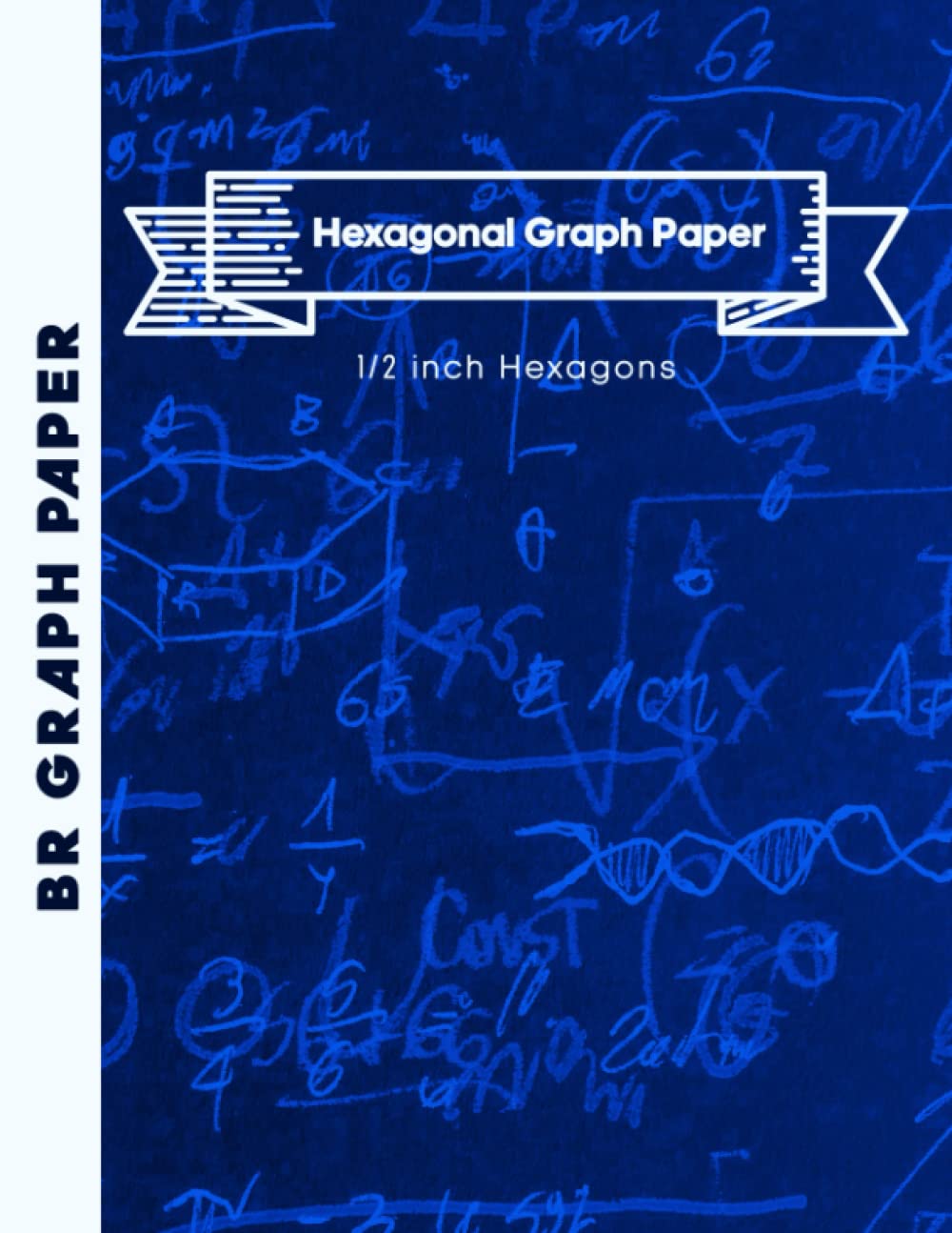 Hexagonal Graph Paper 1/2 inch Hexagons: Hex Style / 8.5 X 11 / Bound - hexagon grid paper