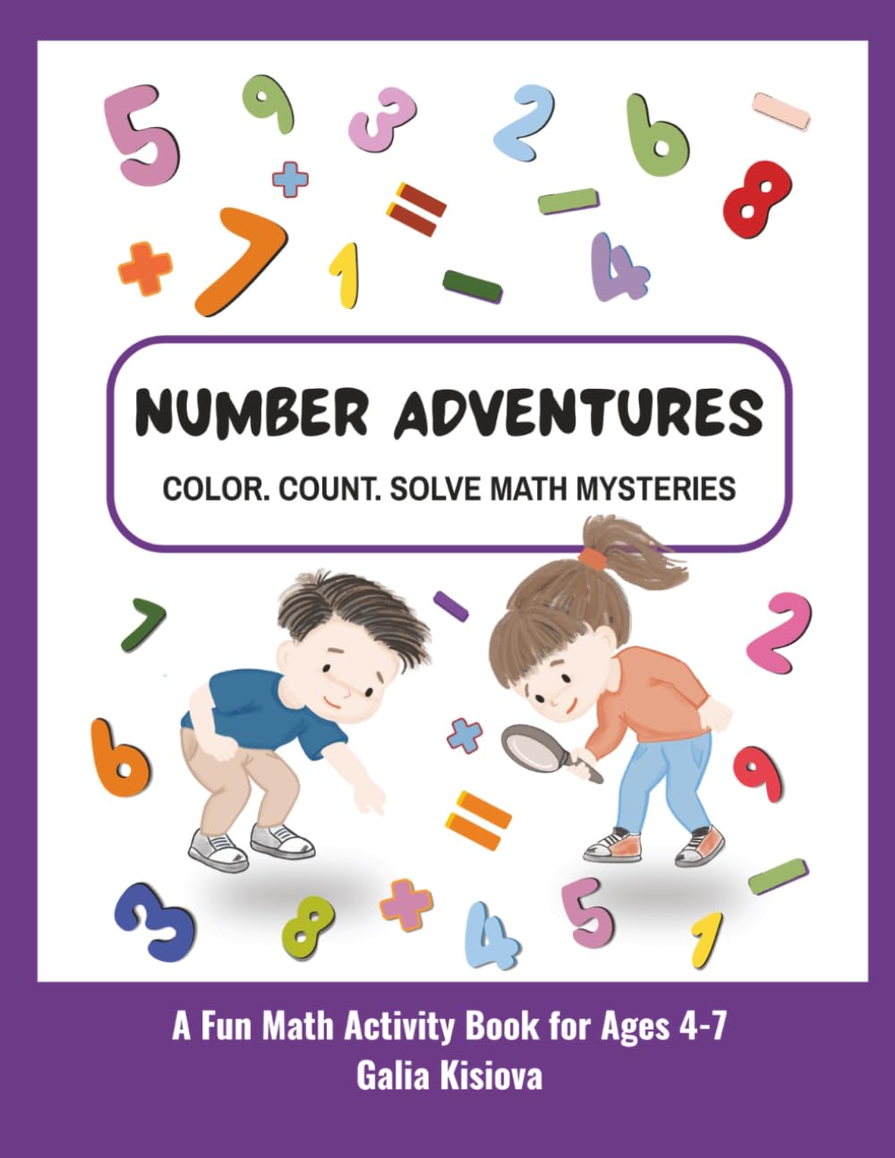 Number Adventures: Color. Count. Solve Math Mysteries