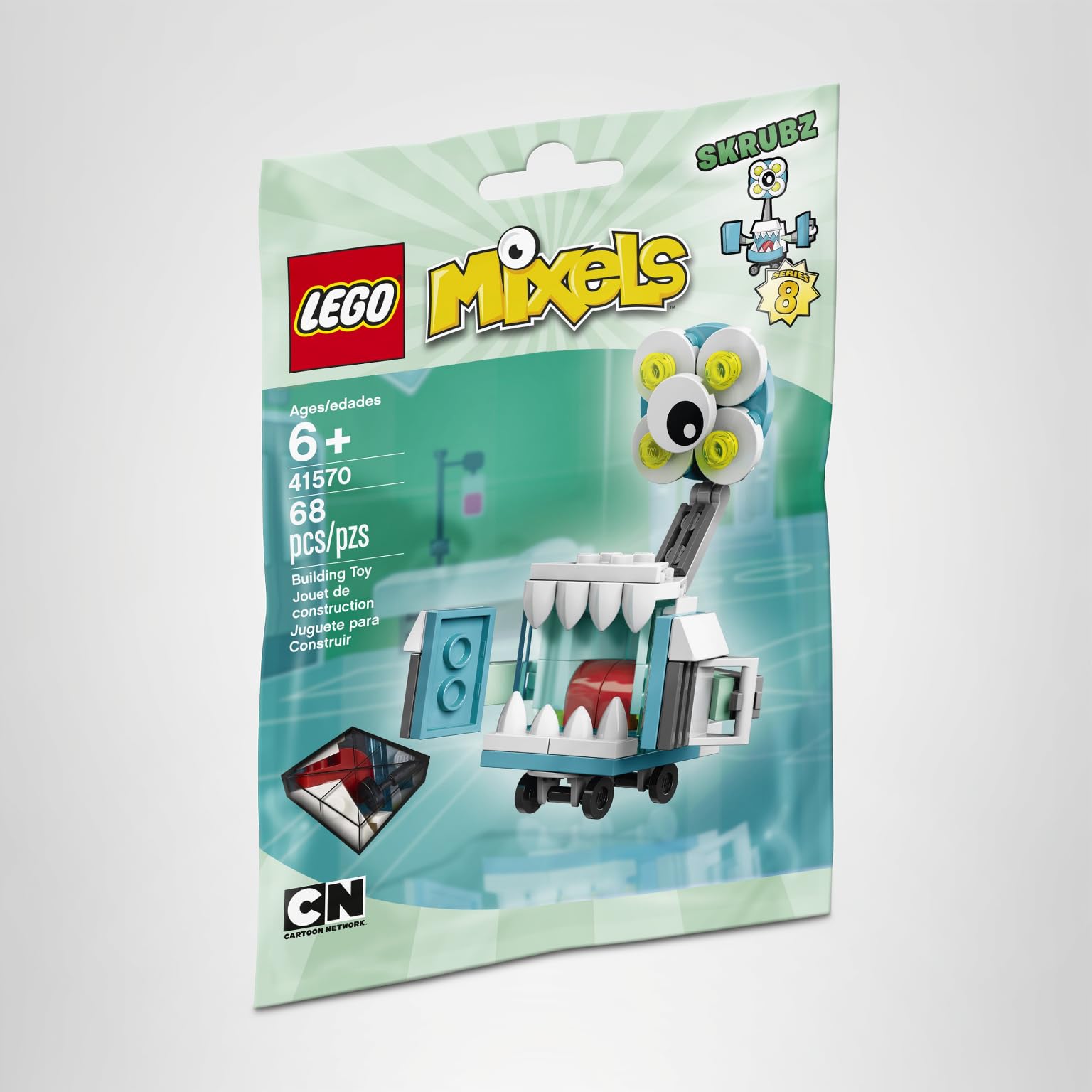 Amazon.com: LEGO Mixels 41570 Skrubz Building Kit : Toys & Games