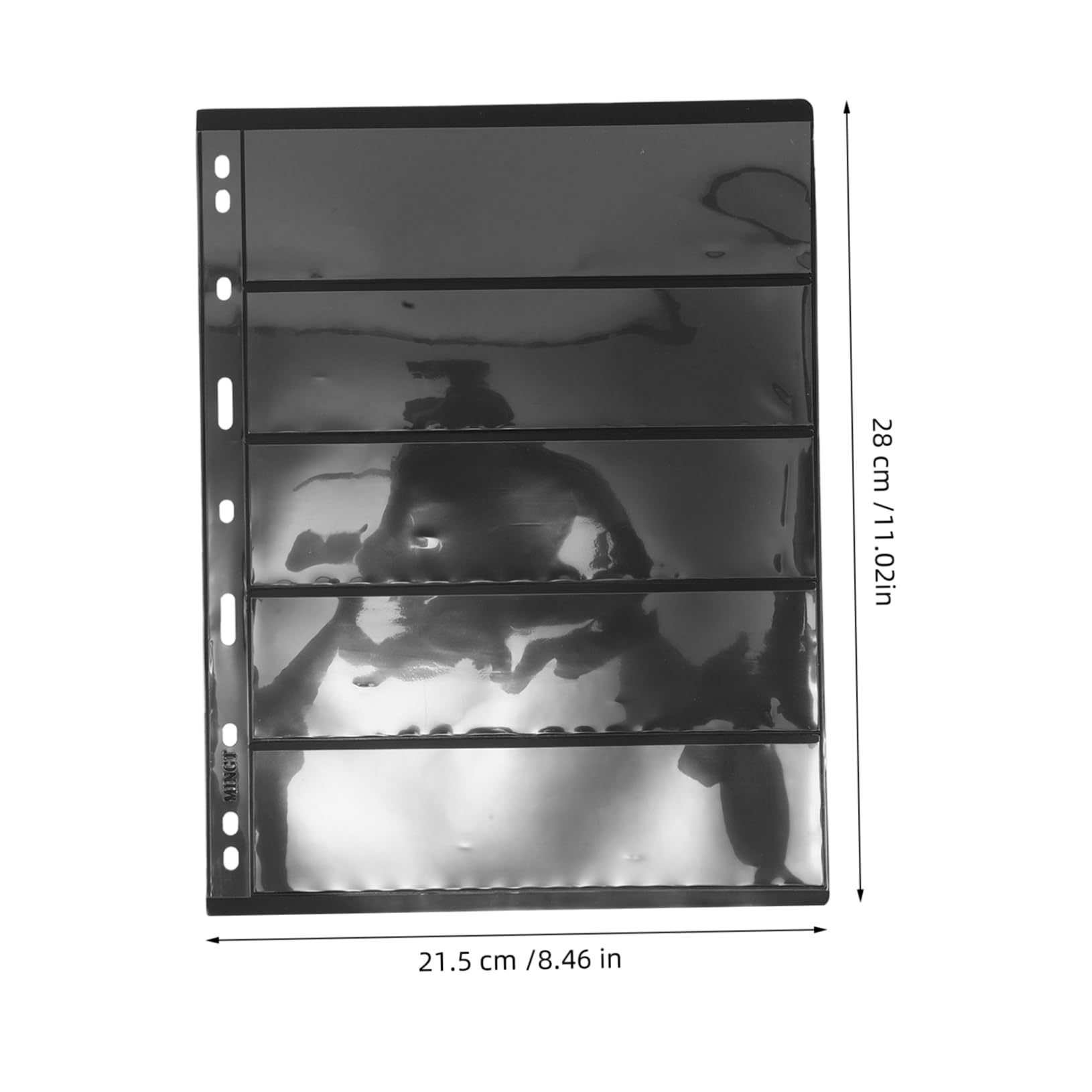 HEMOTON 10fogli Album per Francobolli da Pagine per Collezione di Monete Portamonete Raccoglitore per Album di Francobolli Conservazione e Monete