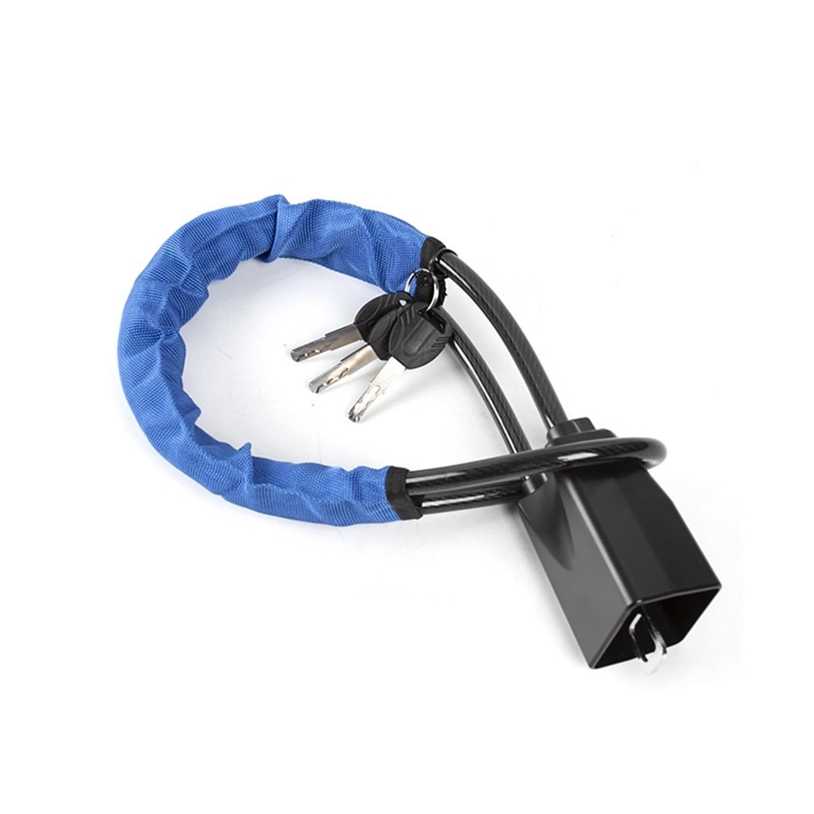 Cvndts Blue Steering Wheel Lock Car Steering Wheel Lock Seat Belt Anti-Theft With 2 Keys Device Easy Installation Fits Most Cars Seat Belt Lock(Blue)