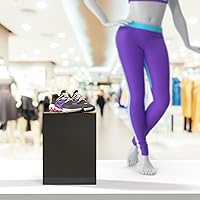 Vista 58 de Acrylic Display Riser Box Clear Plexiglass 12" x 12” x 19” No Lid Hollow Pedestal 5 Sided Display Trinkets Flowers Dust Cover Bin Collectible Items