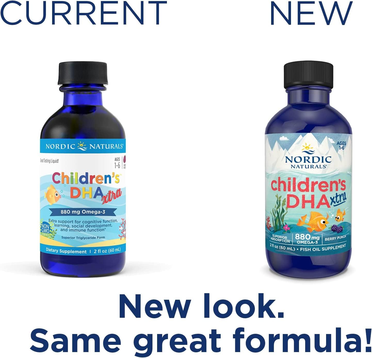 DHA Xtra, 880 mg Berry Punch - 60 ml.