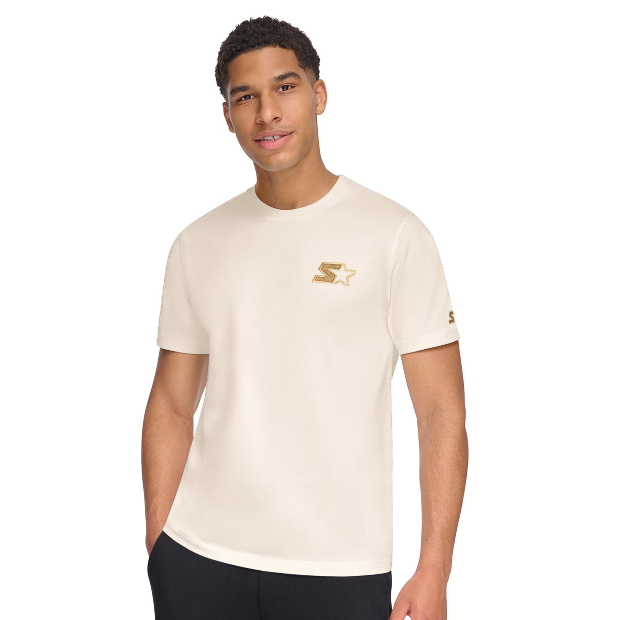 Starter Men's Classic-fit Embroidered Logo Graphic T-Shirt