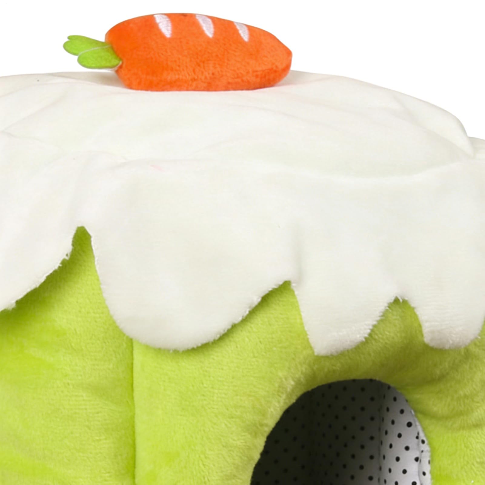 Cama para Conejos Colgante con Forma de Pastel y Cálido | Casa Para Mascotas Sin Fondo para Hámster Conejo Hurón Ardilla Voladora y Roedores Pequeños
