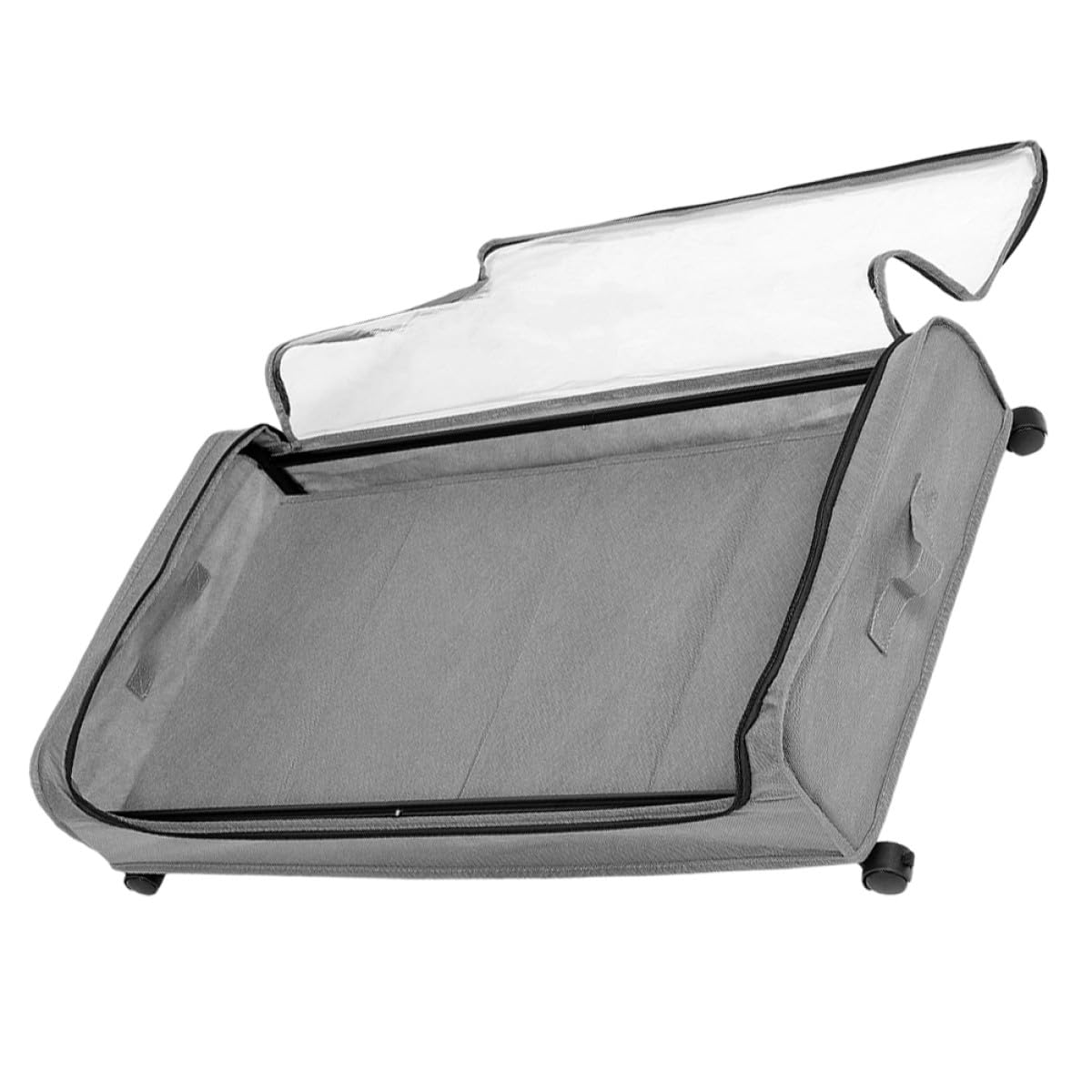 Outanaya Bolsa para Colchas con Ruedas para Almacenamiento Debajo Cama, Gran Capacidad y Ligera, Hecha de Tela No Tejida y Hierro para Uso Doméstico