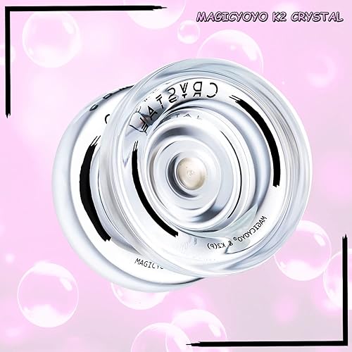 Miniatura 9 de MAGICYOYO Yoyos N11 Professional Unresponsive, paquete de 2 unidades  K2 Crystal Responsive Yoyo para niños, Yoyo de aleación de metal Pro Yoyo y