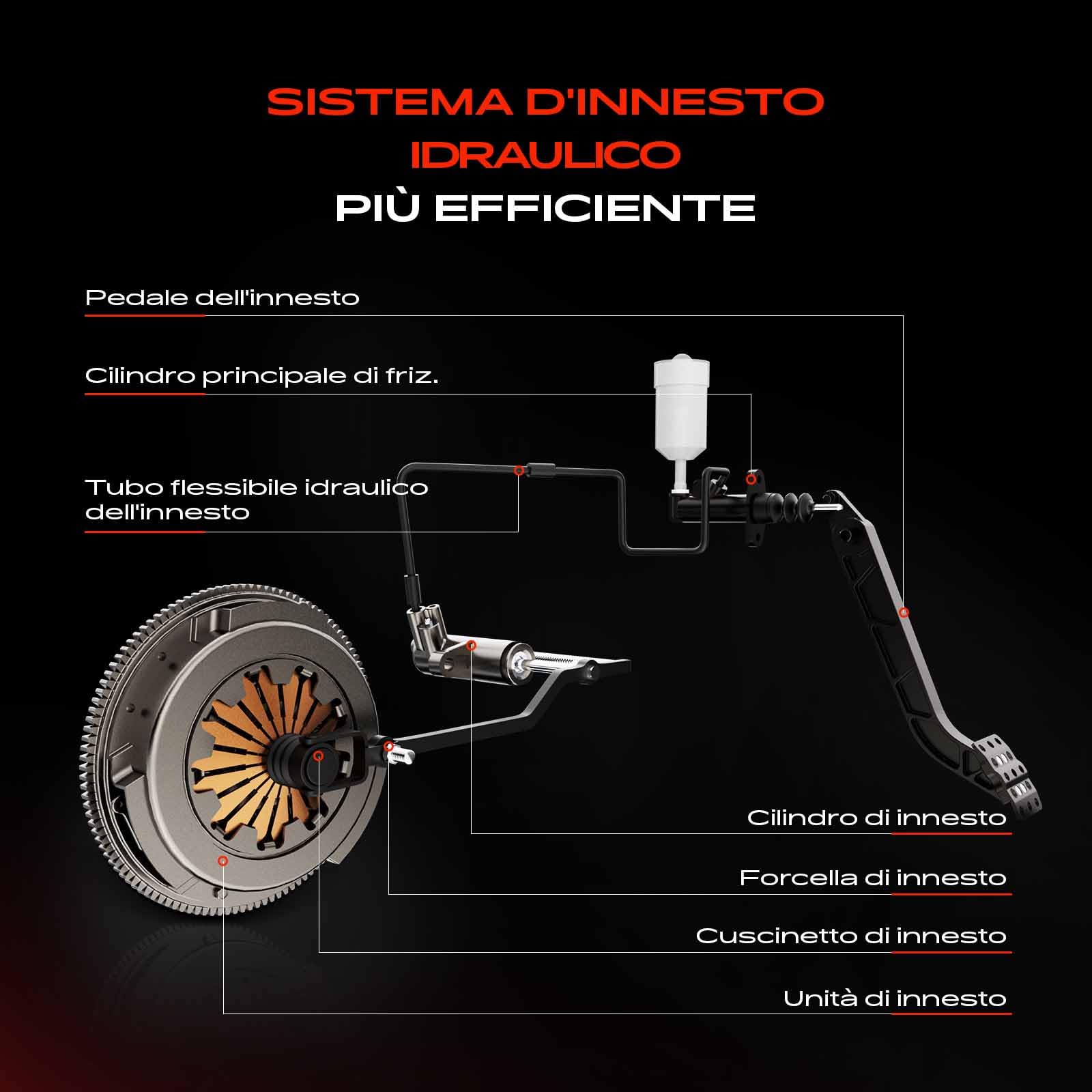 Frankberg Cilindro frizione cilindro frizione Compatibile con Corrado 53I Golf II 19E 1G1 P.a.s.s.a.t 35I 3A2 P.a.s.s.a.t Variante 35I 3A5 Replace# CM39840