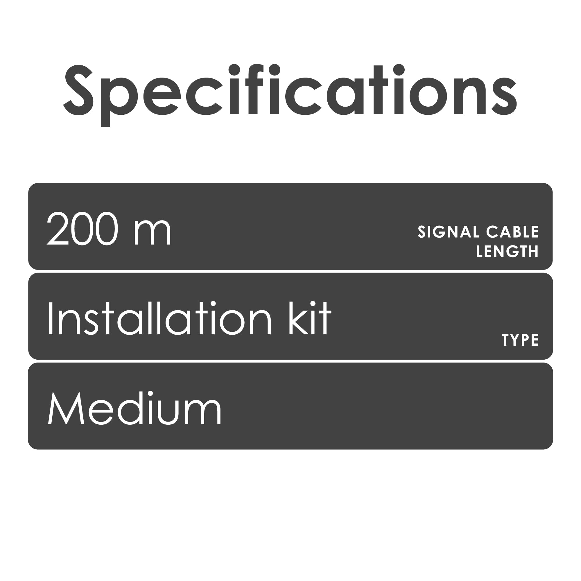 Kit de instalación para robot cortacésped, Meidum.