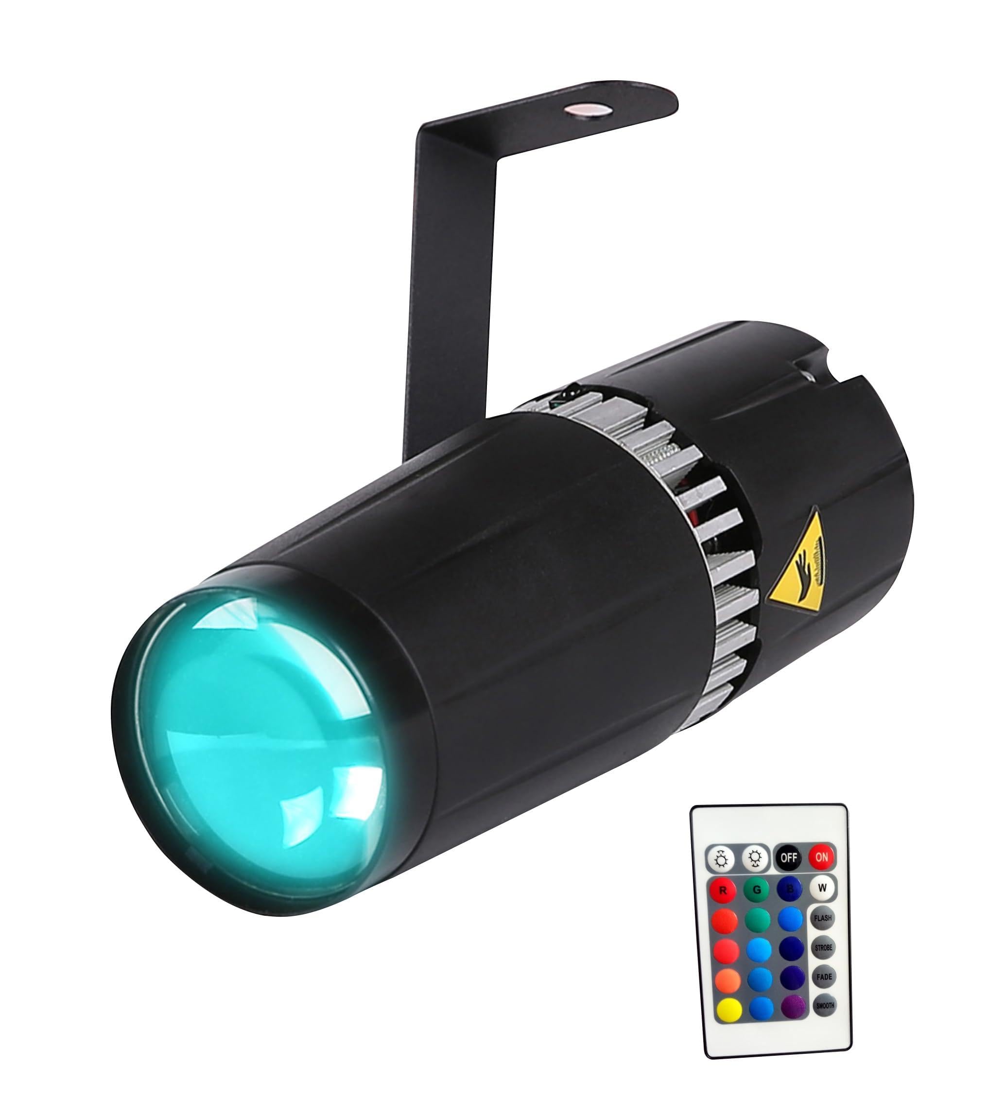 Amazon.com: Pinspot Stage Light- SENLAN 9W RGB 3-in-1 Beam Light