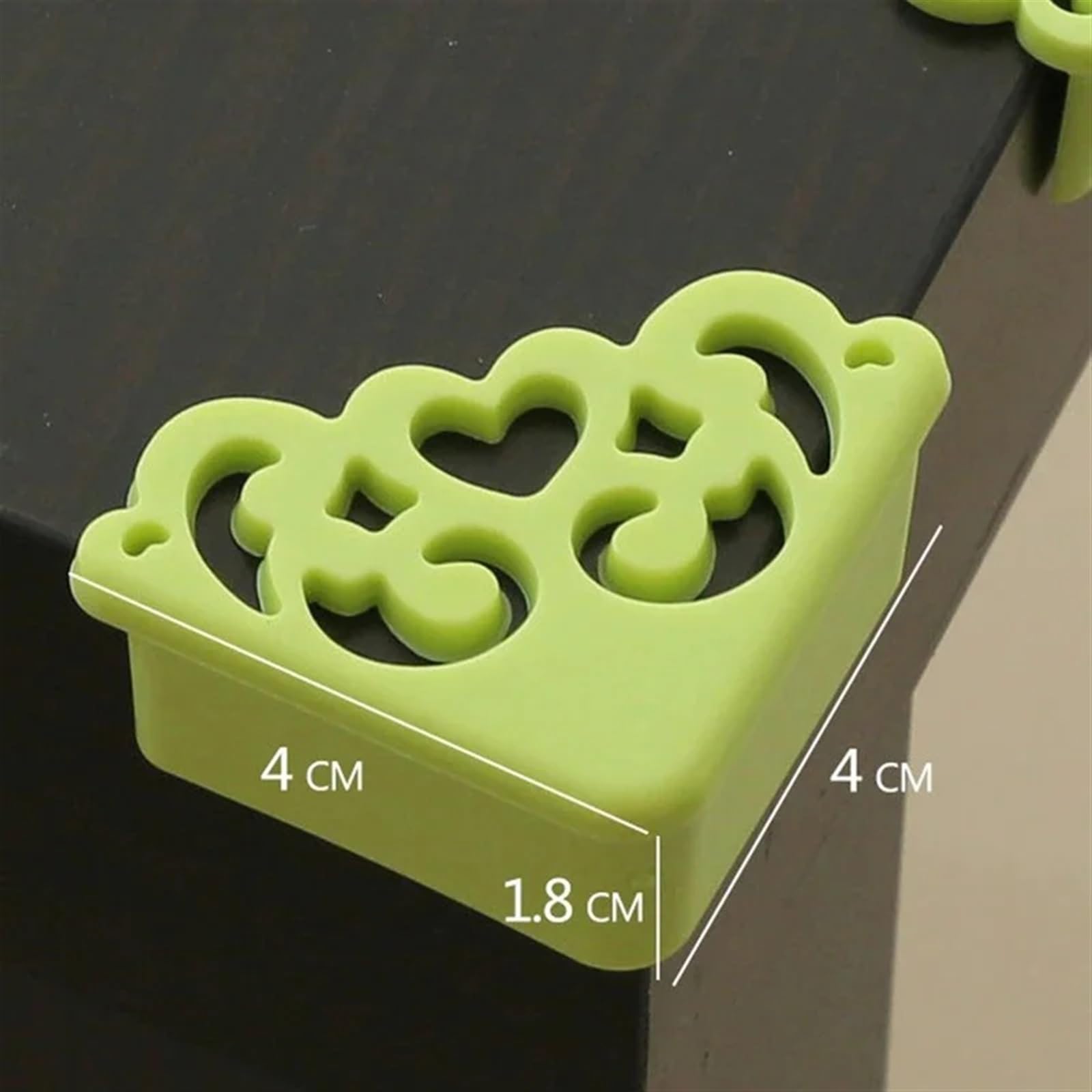 Protectores de mesa para niños, 4 unidades, diseño de flores, protector suave a prueba de bebés para esquinas afiladas de muebles, seguridad infantil