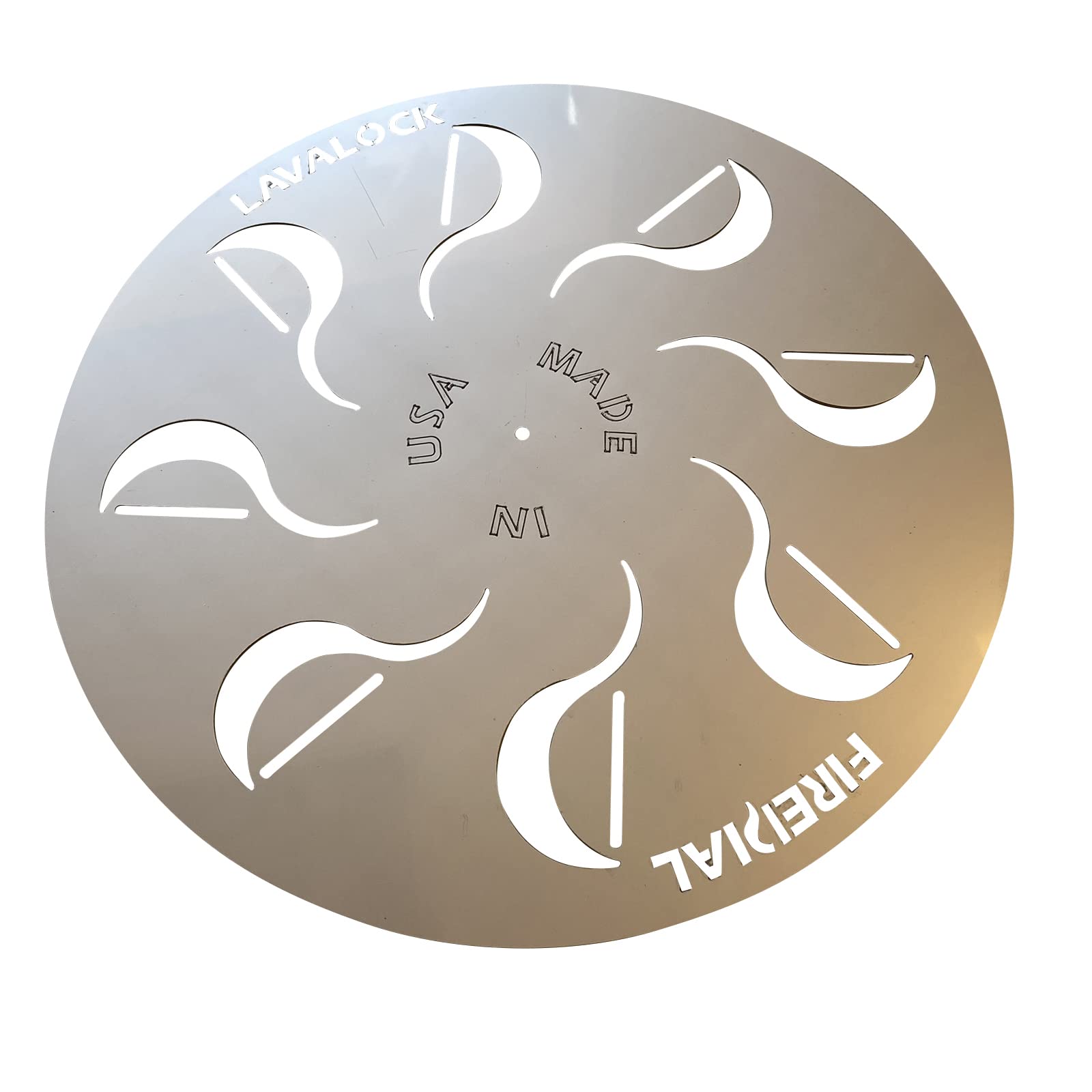 FireDial Baffle Plate Heat Management System for Charcoal BBQ and Barbecue Smokers, UDS, WSM, Kettle (For 22 in. WSM (Stainless))